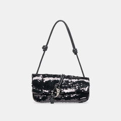 ALICE SHOULDER BAG BLACK SEQUIN