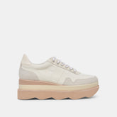 JAYNE SNEAKERS WHITE NUBUCK
