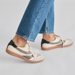 MERIT SNEAKERS WHITE GREY LEATHER