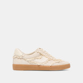 NOTICE LACE SNEAKERS IVORY SUEDE