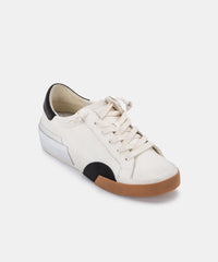 ZINA SNEAKERS WHITE BLACK LEATHER re:vita