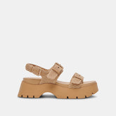 PALDA SANDALS NATURAL RAFFIA - re:vita