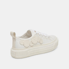 ROBBIN SNEAKERS WHITE CANVAS - re:vita