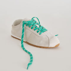 TICK MARK CORD LACE GREEN MULTI