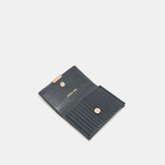 MINI-ME WALLET BLACK WOVEN STELLA