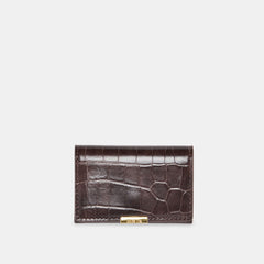 MINI-ME WALLET BROWN CROCO STELLA