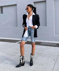 LANDEN BOOTS BLACK LEATHER - re:vita