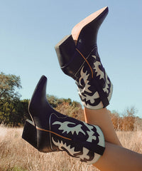 LANDEN BOOTS BLACK LEATHER - re:vita