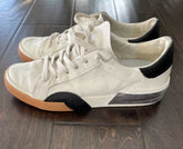 ZINA SNEAKERS WHITE BLACK LEATHER re:vita