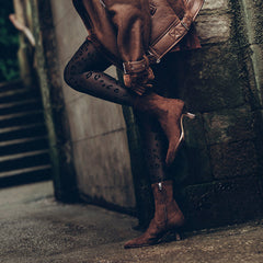 ARYA BOOTS DK BROWN STELLA SUEDE