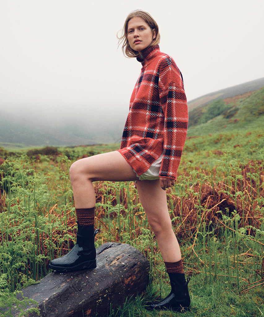 TROPIC H2O BOOTS MIDNIGHT PATENT STELLA - re:vita