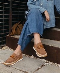 JADAH SNEAKERS PECAN SUEDE - re:vita