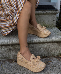 JAKA SNEAKERS LT NATURAL RAFFIA - re:vita