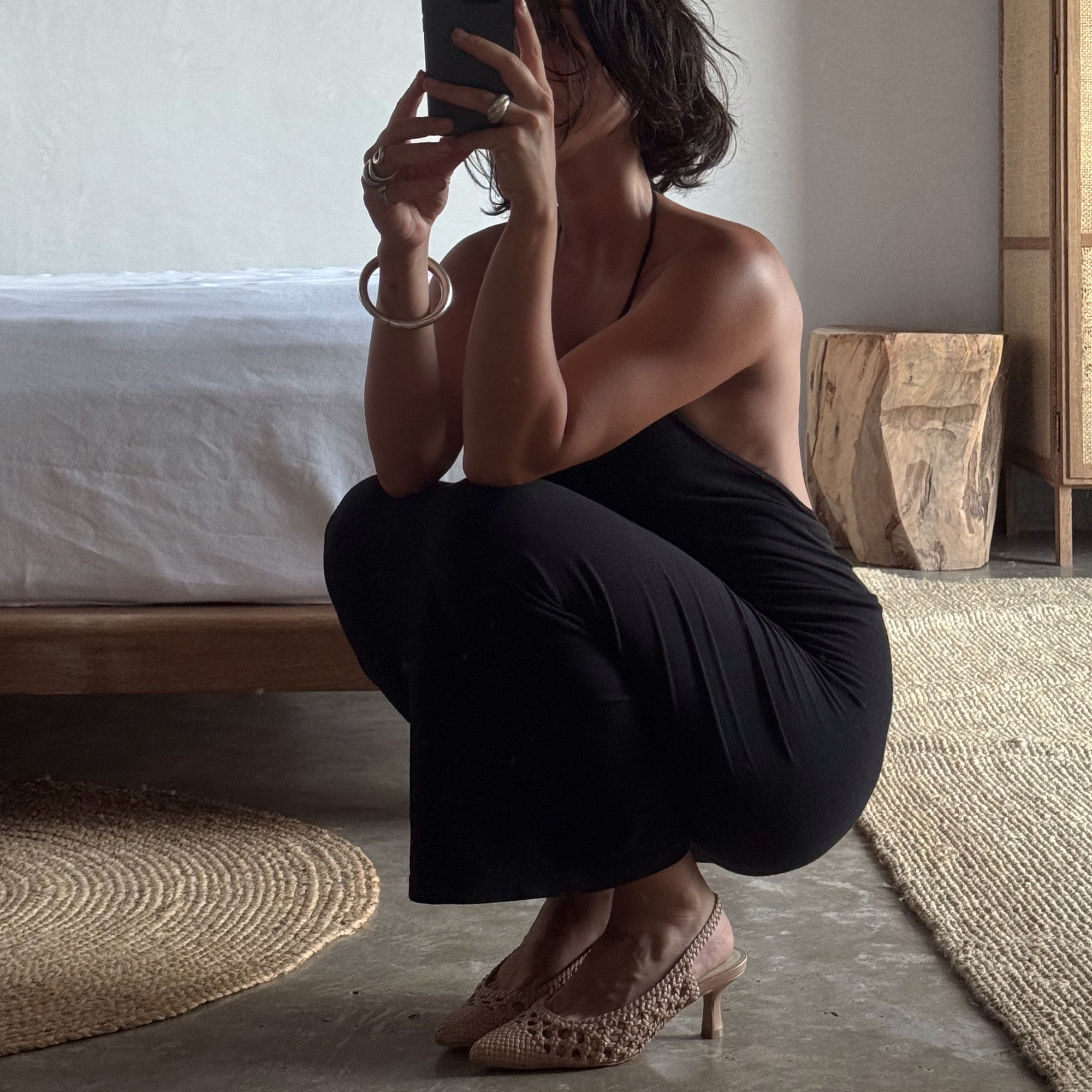 OLYMPA HEELS CAFE WOVEN STELLA