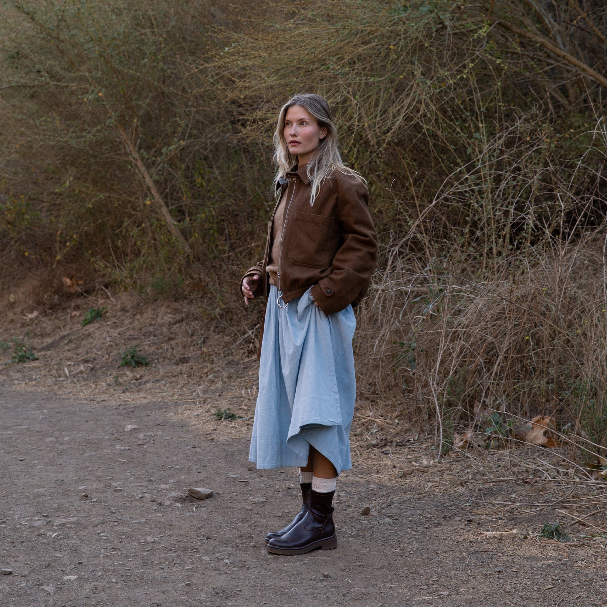 SIMAYA H2O BOOTS MAHOGANY LEATHER