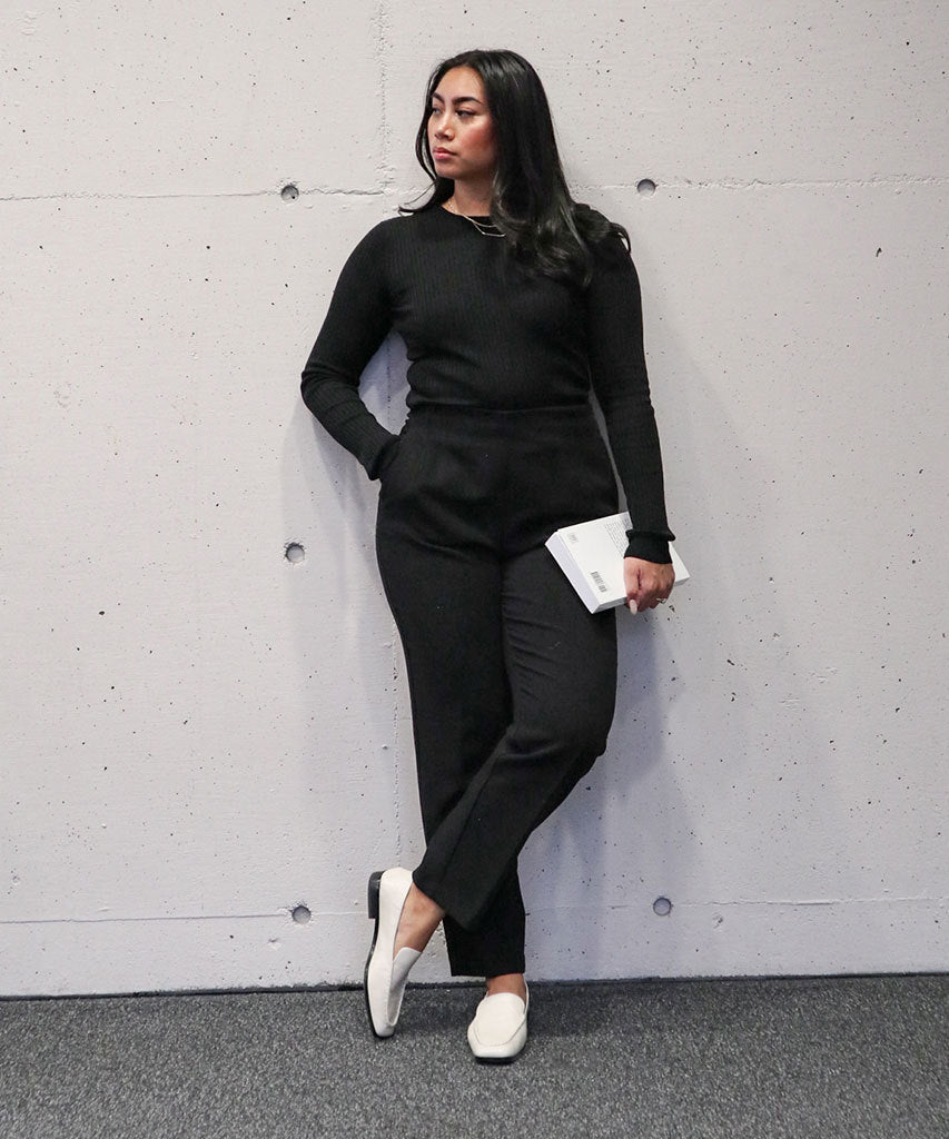 BENY FLATS IVORY CRINKLE PATENT - re:vita