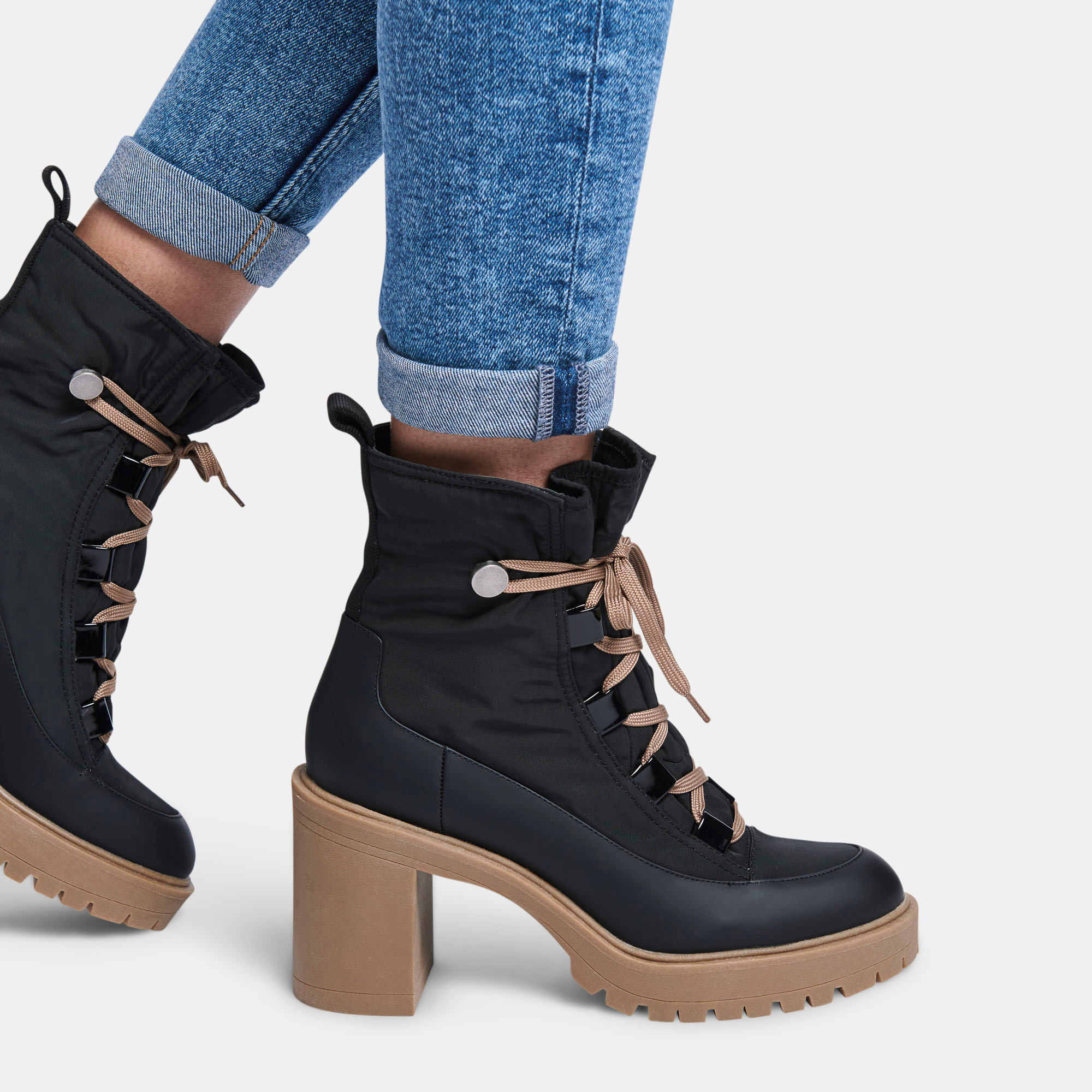 CELIDA BOOTS BLACK NYLON - re:vita