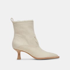 AUSTIN BOOTS IVORY DENIM - re:vita