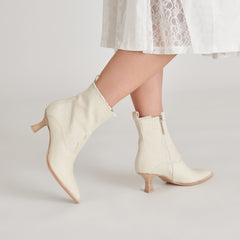 AUSTIN BOOTS IVORY DENIM - re:vita