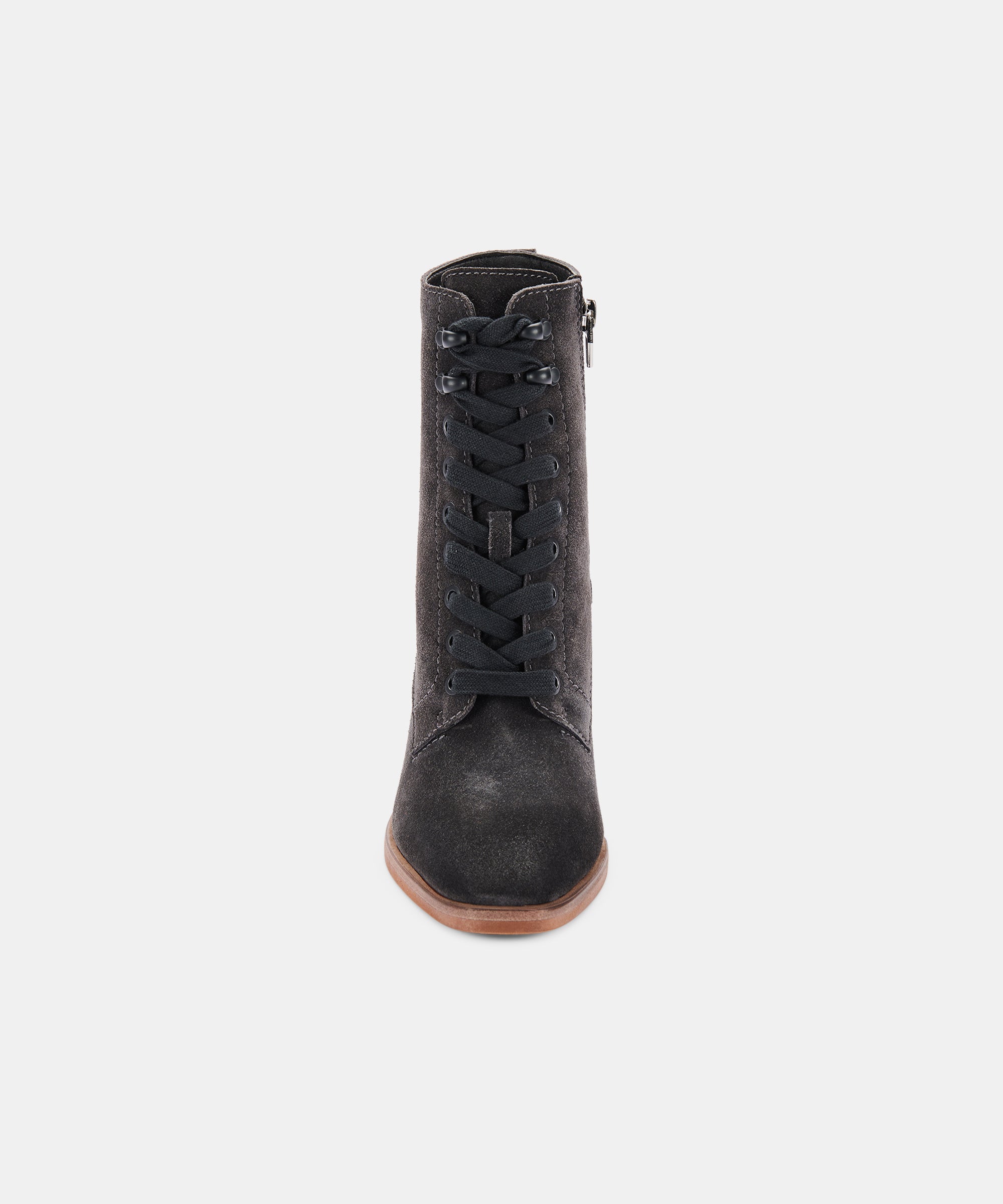 IDEN BOOTIES ANTHRACITE SUEDE - re:vita