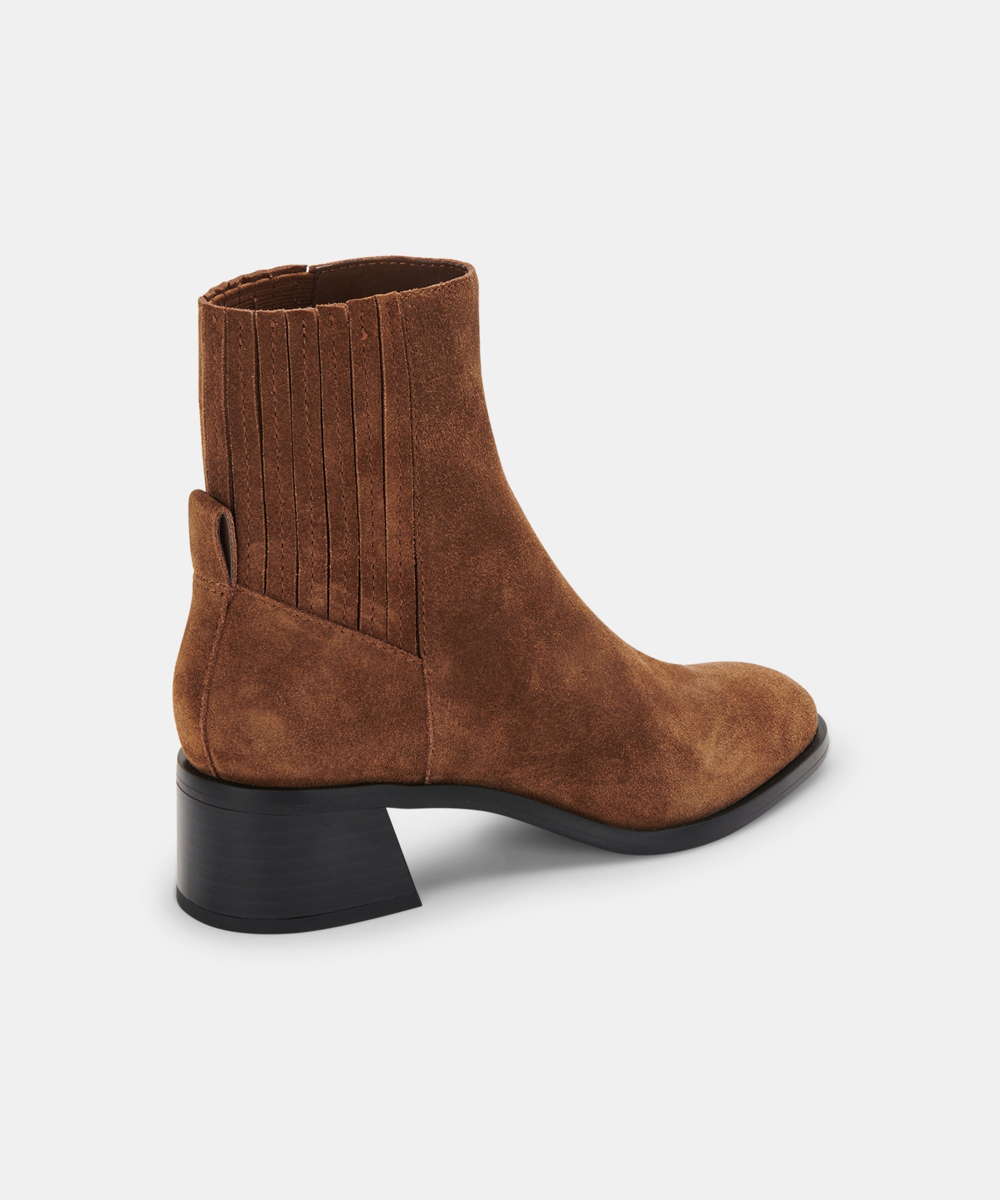LAYTON BOOTIES DK BROWN SUEDE - re:vita