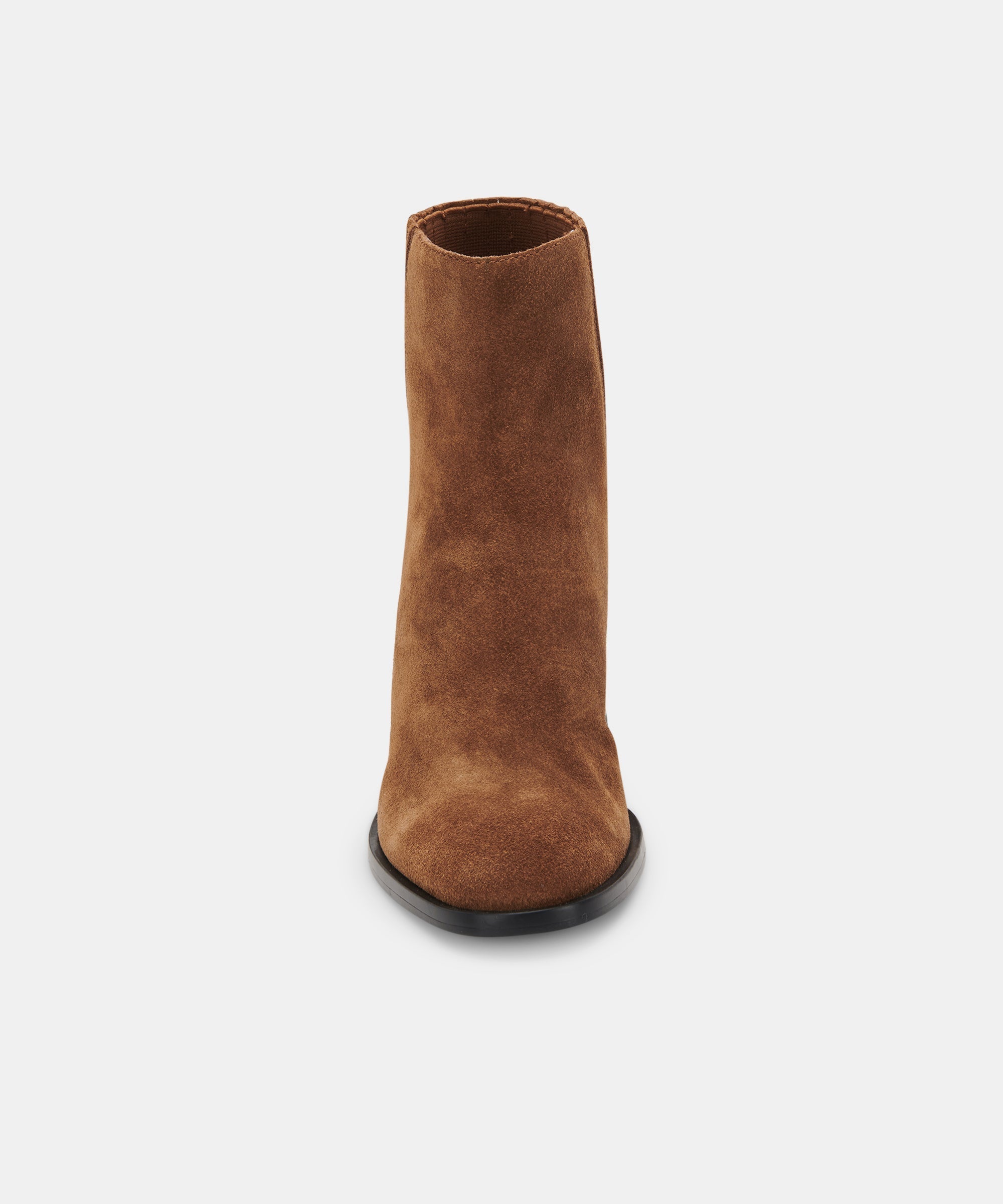 LAYTON BOOTIES DK BROWN SUEDE - re:vita