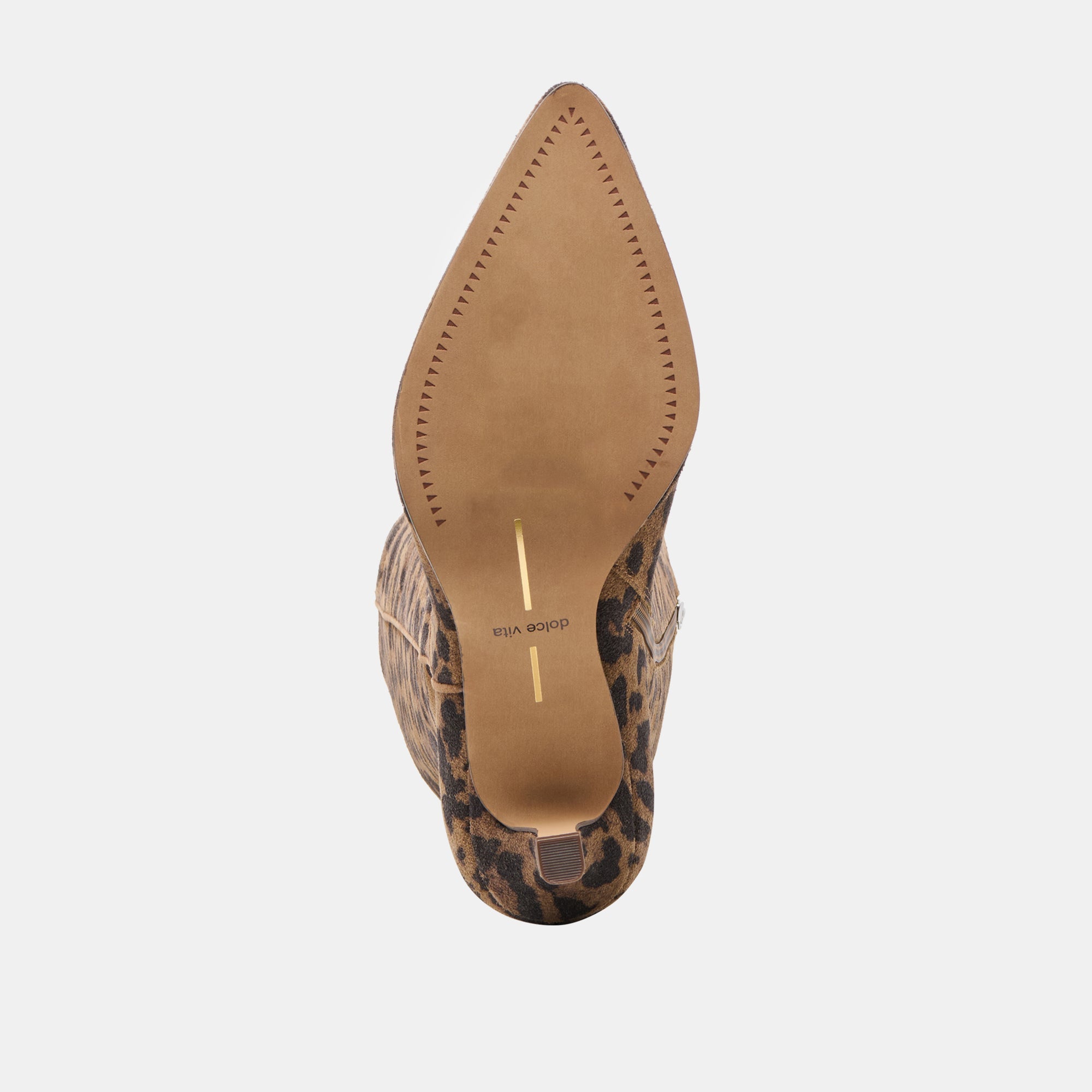 ALDY BOOTS BROWN LEOPARD PRINTED SUEDE