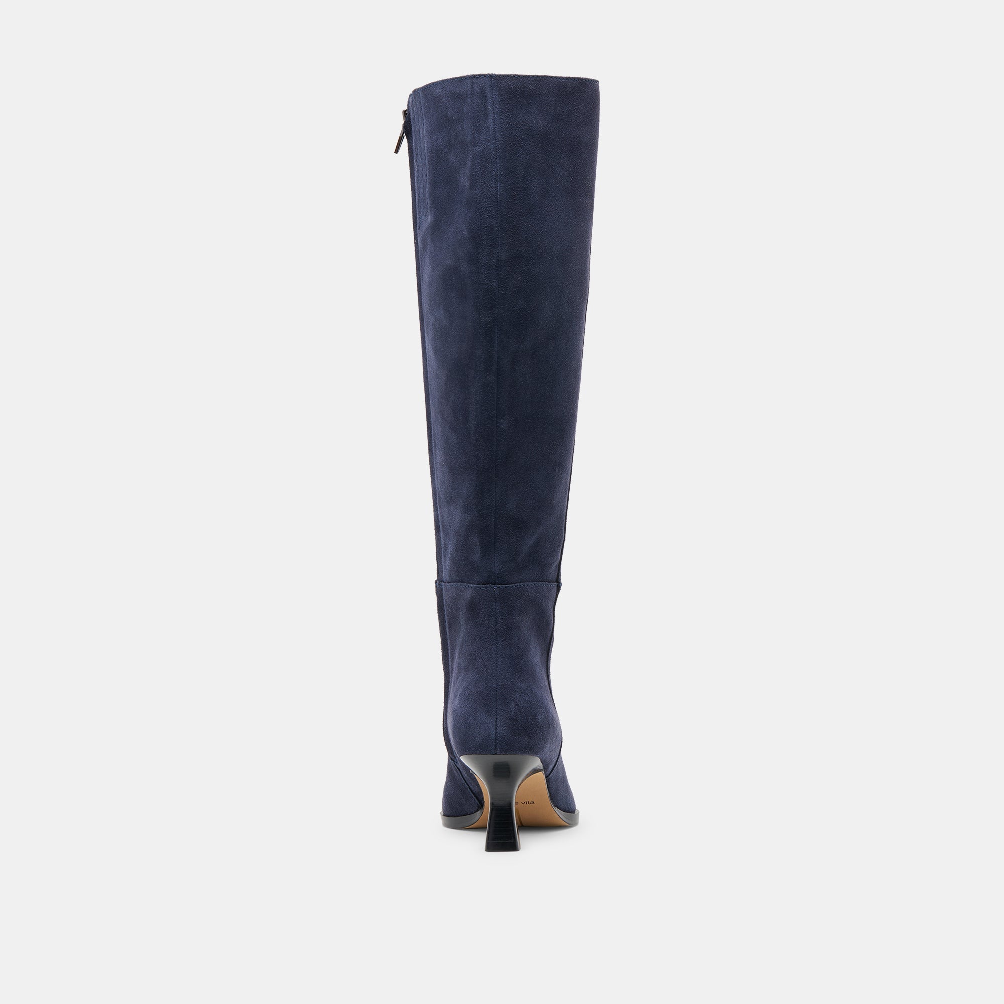 AUGGIE WIDE CALF BOOTS NAVY SUEDE