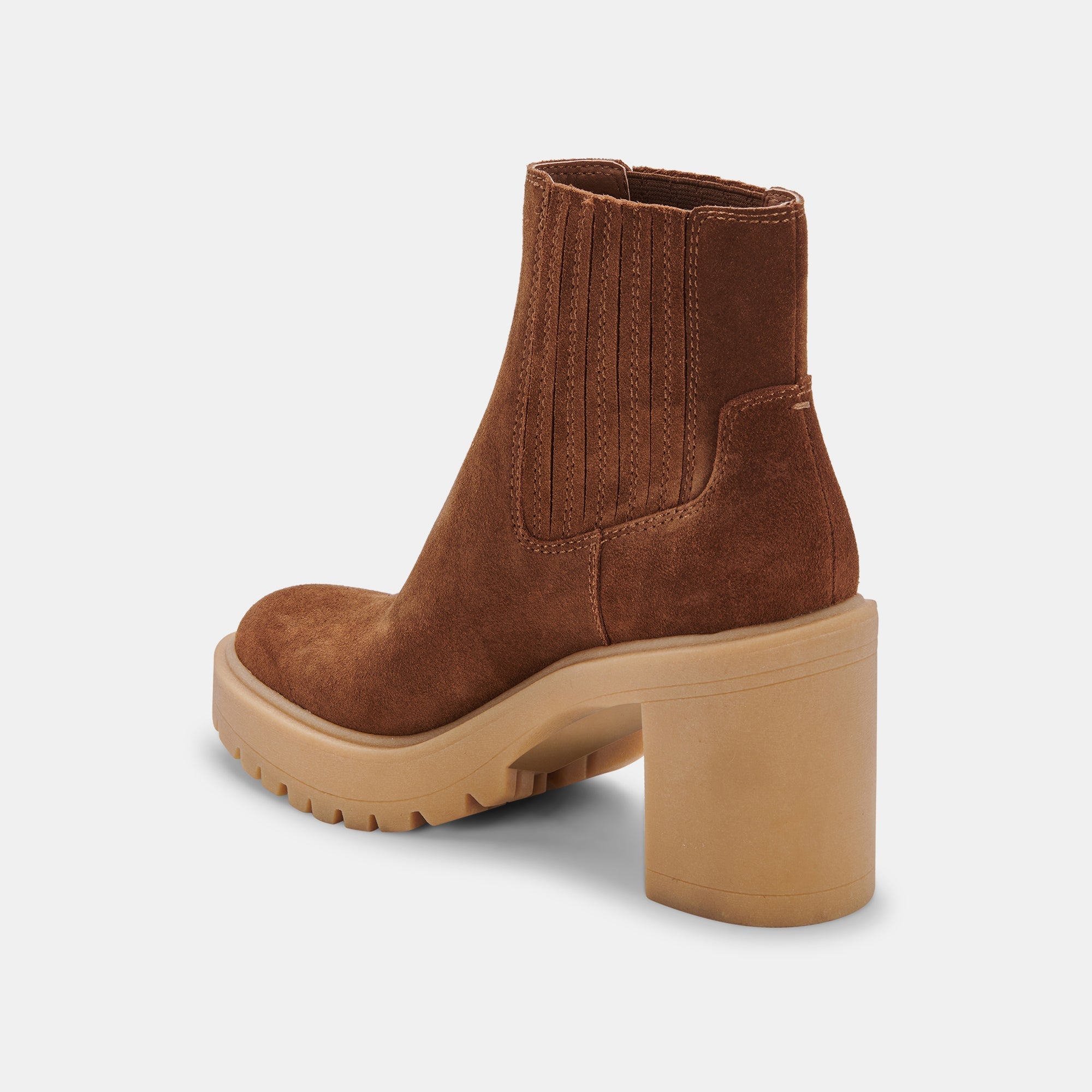 CASTER H2O BOOTIES CAMEL SUEDE - re:vita