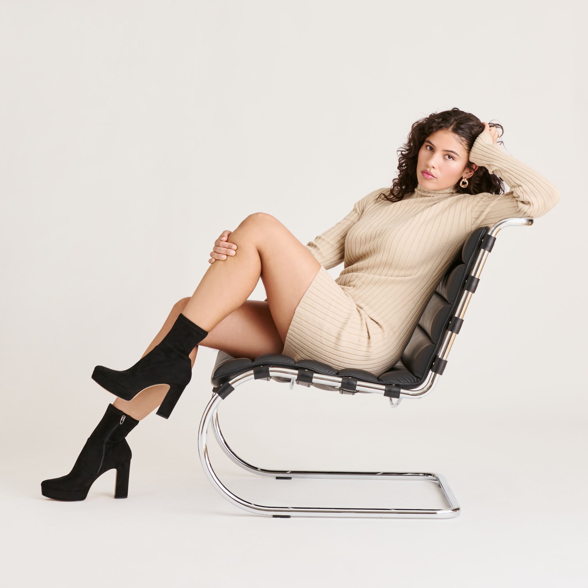 CHASLY BOOTS ONYX STELLA SUEDE