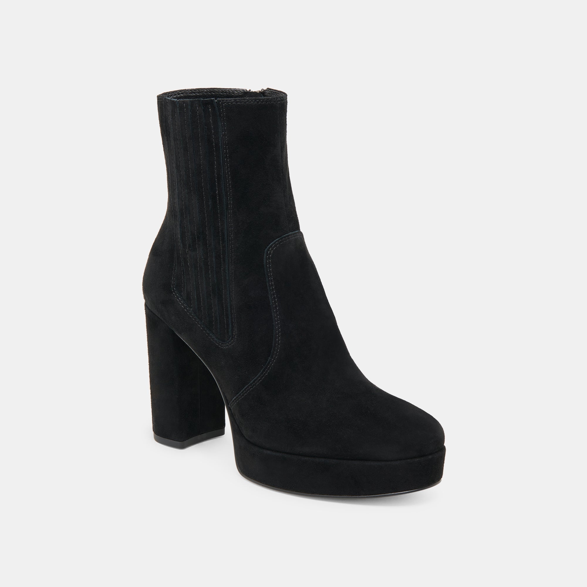 CINNY BOOTS ONYX SUEDE - re:vita
