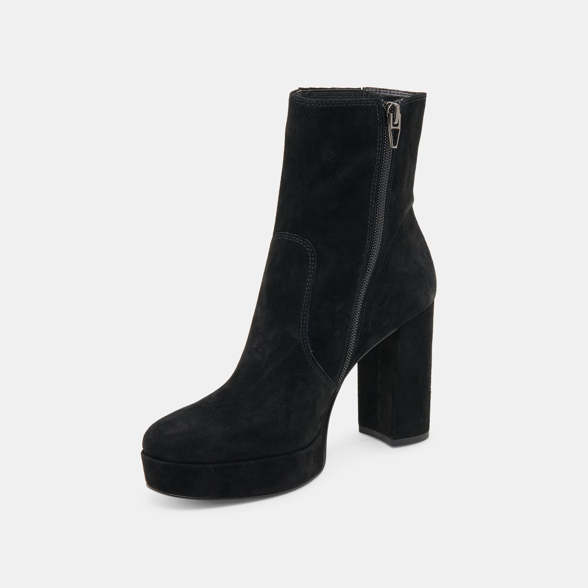 CINNY BOOTS ONYX SUEDE - re:vita