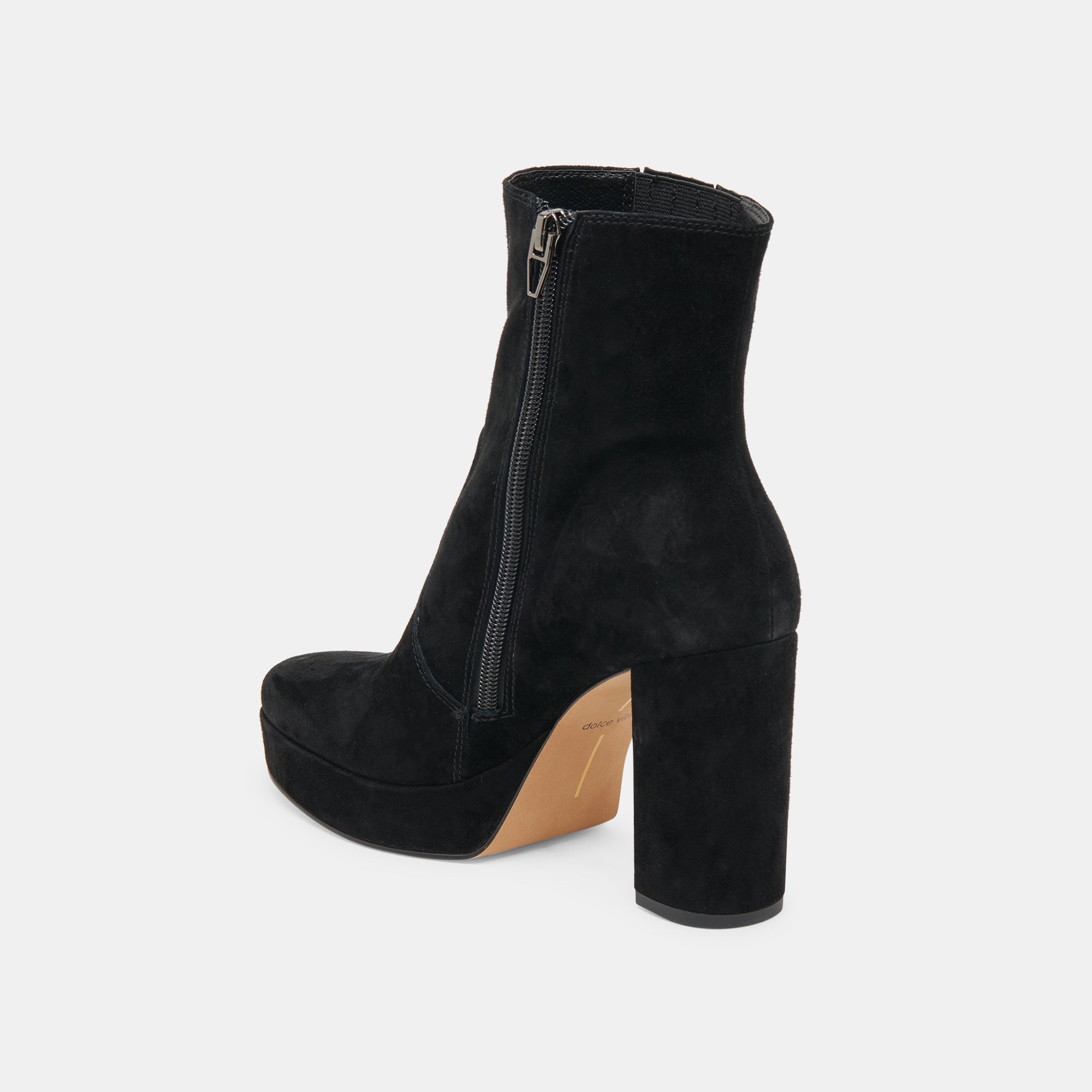 CINNY BOOTS ONYX SUEDE - re:vita