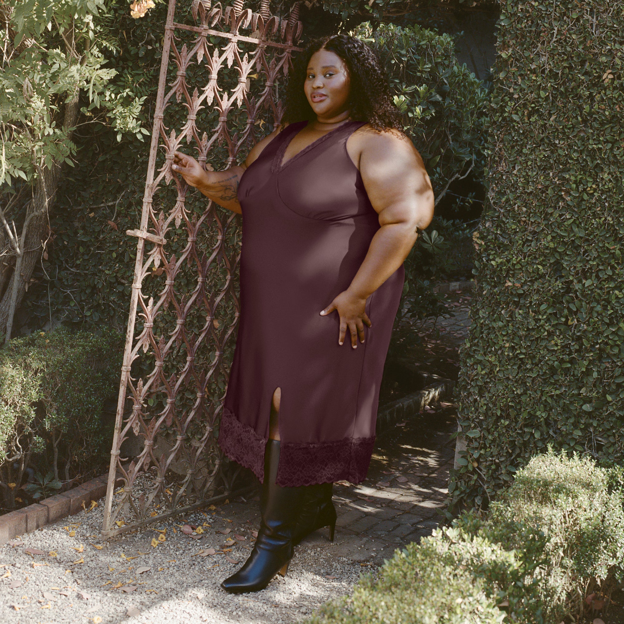 EMMI EXTRA WIDE CALF BOOTS BLACK LEATHER