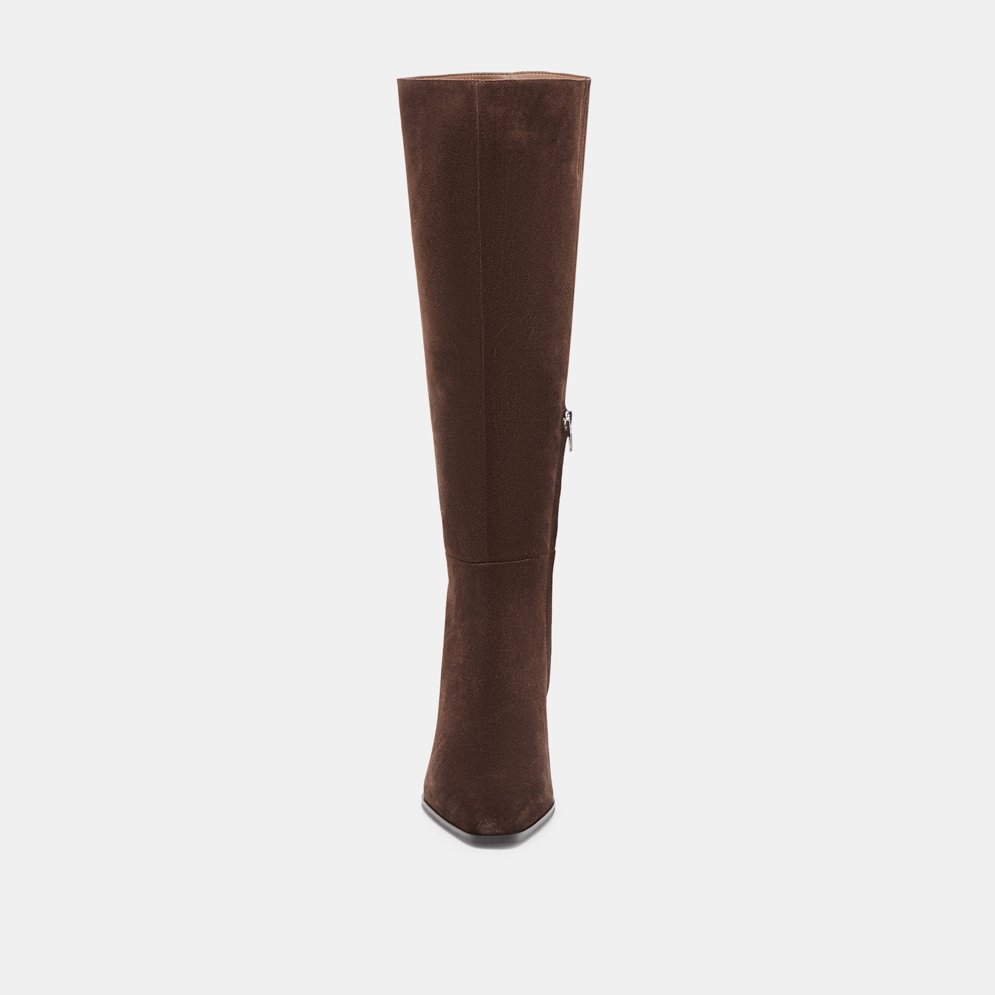EMMI WIDE CALF BOOTS DK BROWN SUEDE
