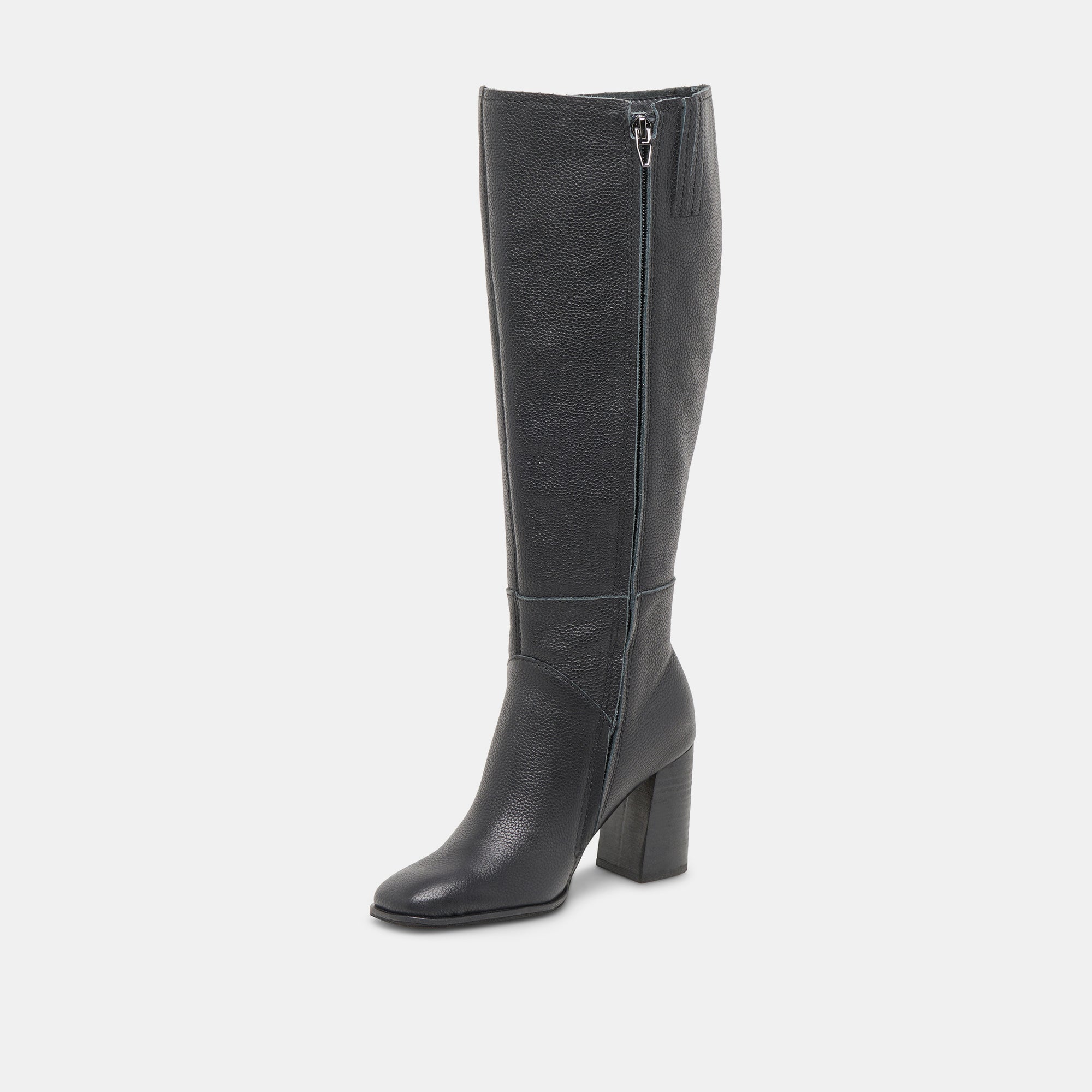 FYNN WIDE CALF BOOTS ONYX LEATHER