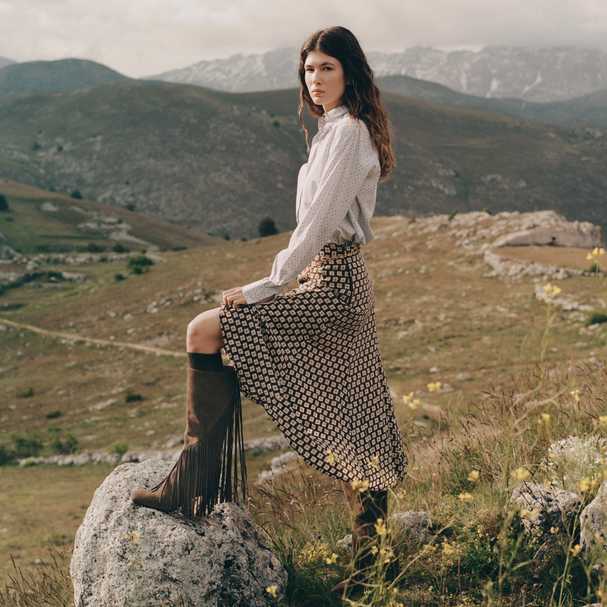 GIANO BOOTS OLIVE SUEDE