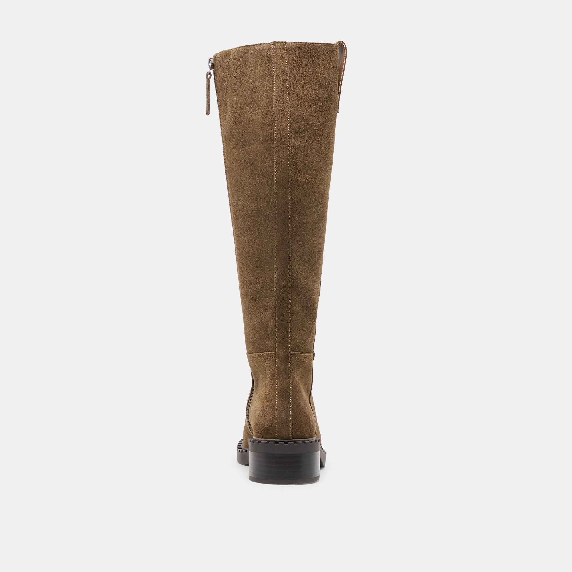 GLORY H2O WIDE CALF BOOTS OLIVE SUEDE