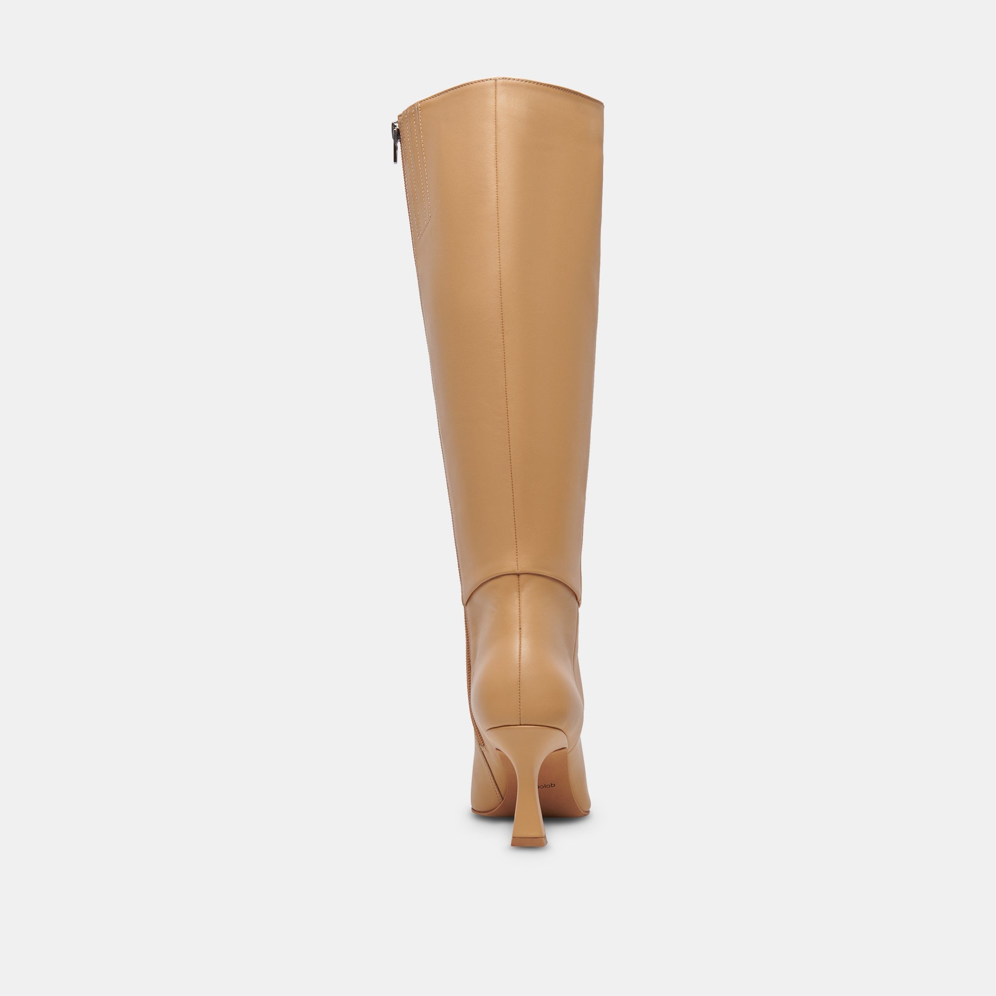 GYRA WIDE CALF BOOTS TAN LEATHER - re:vita