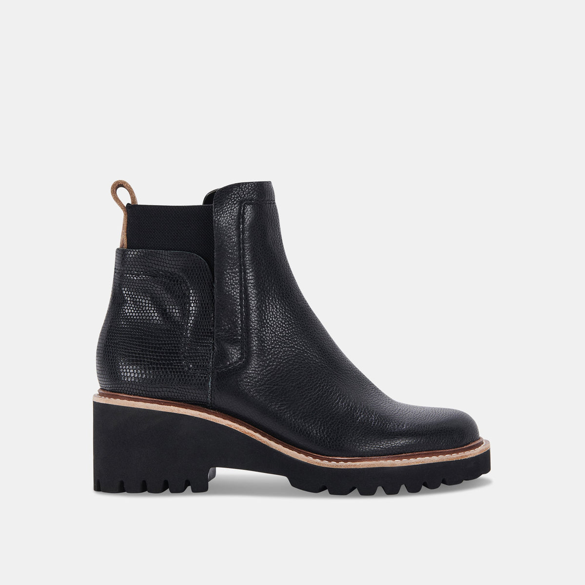 HUEY H2O BOOTS BLACK LEATHER - re:vita