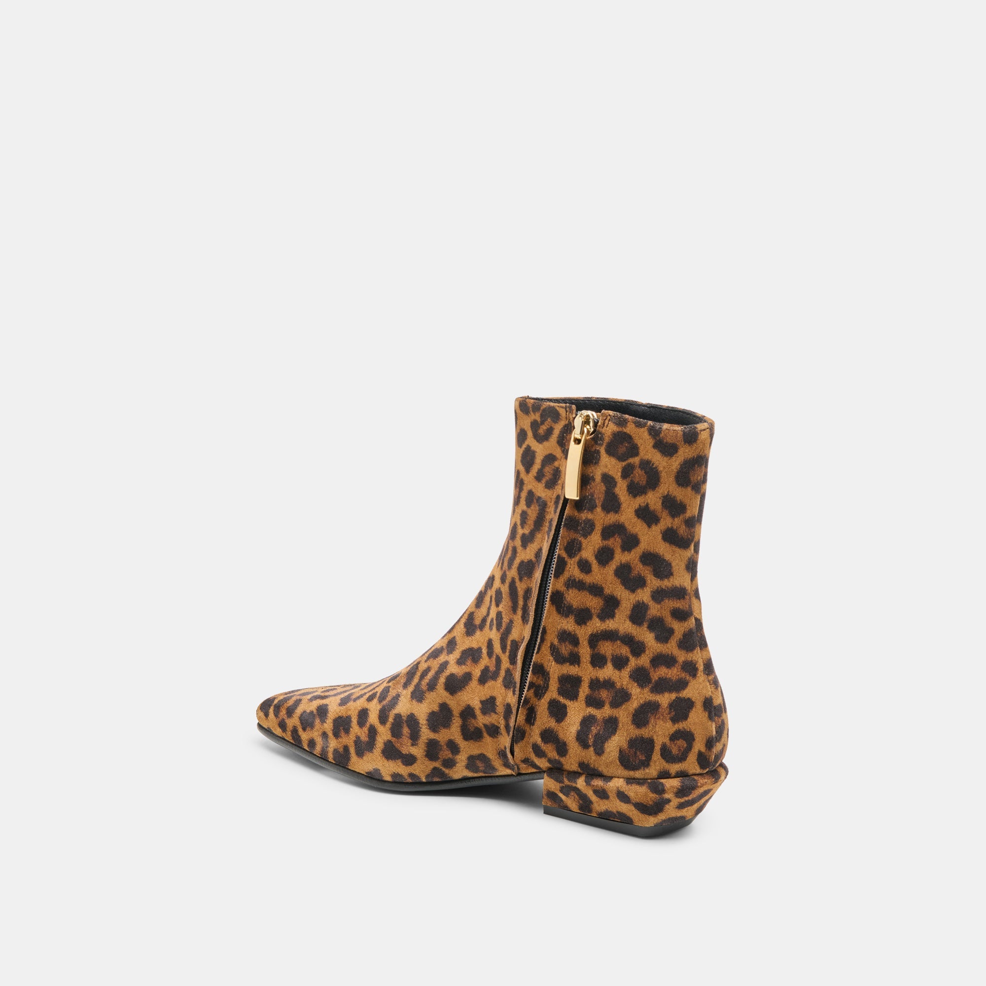 JOANIE BOOTIES LEOPARD PRINTED SUEDE