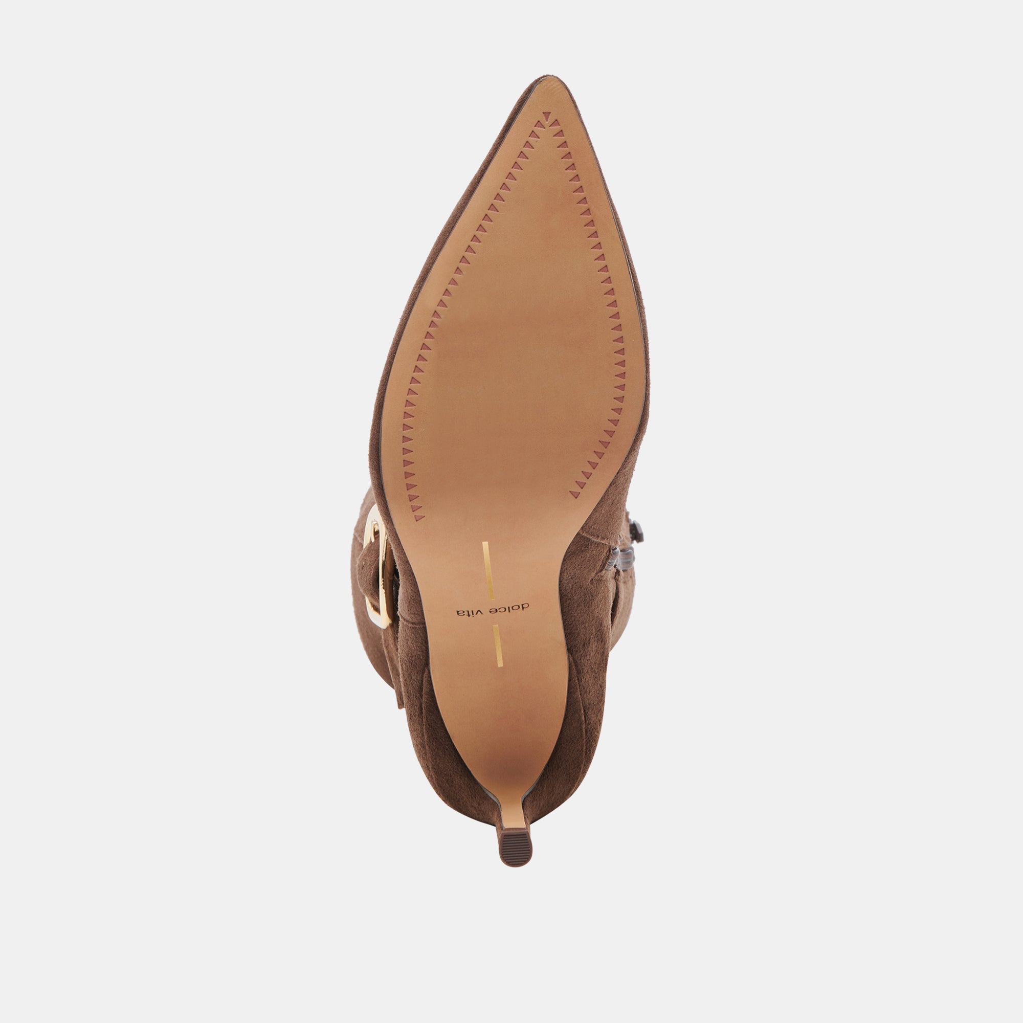 KINZY BOOTS DK BROWN SUEDE