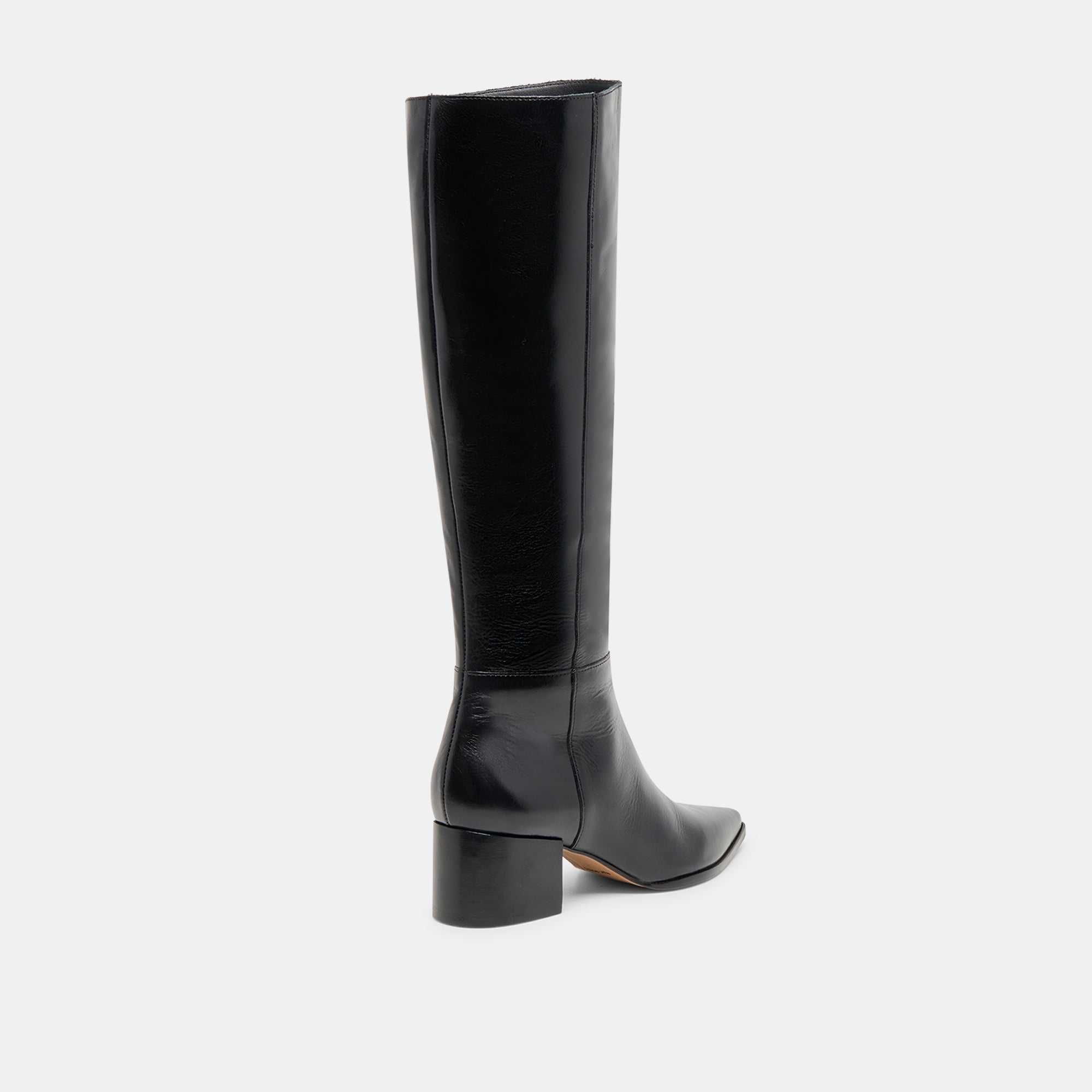 KIRSON WIDE CALF BOOTS BLACK LEATHER