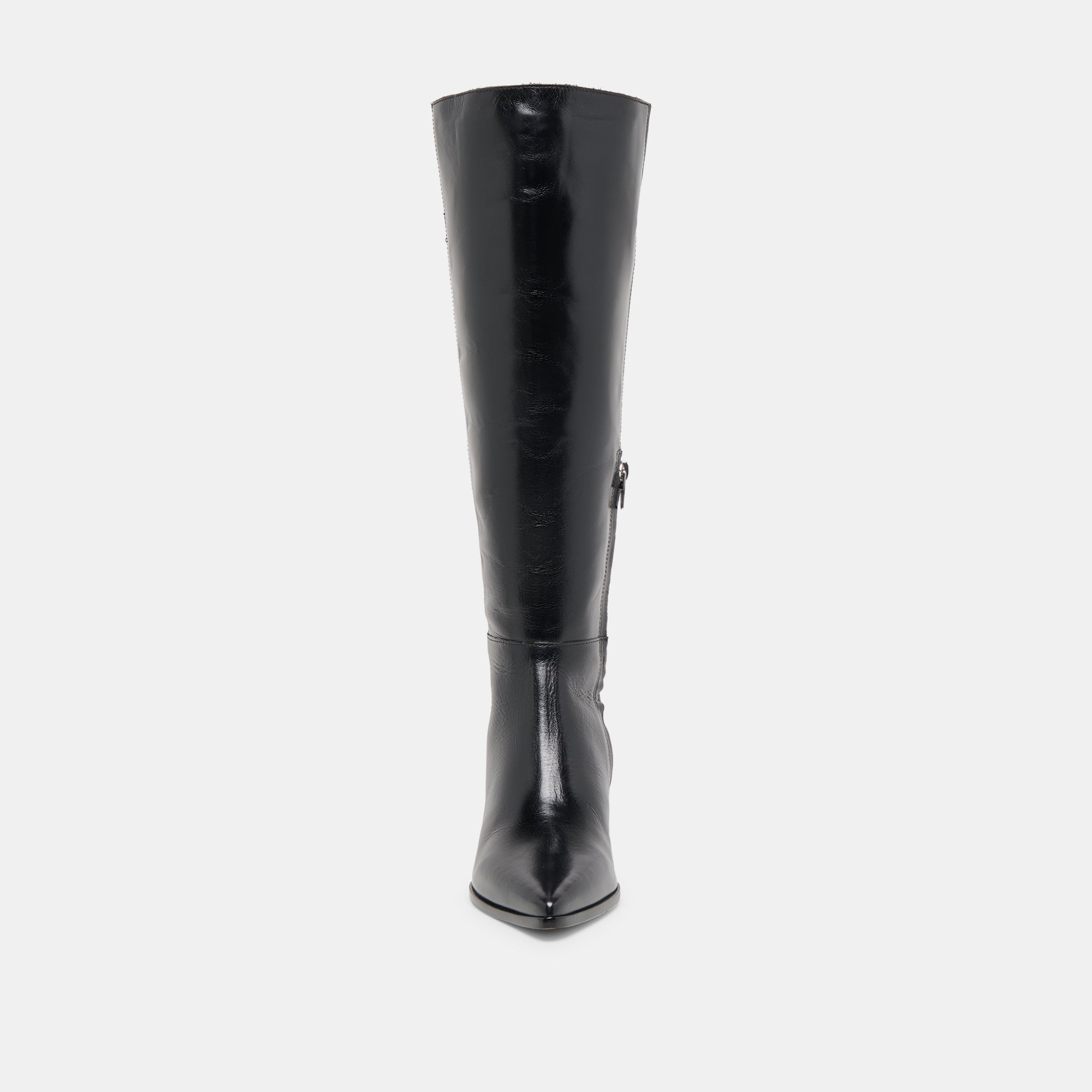 KIRSON WIDE CALF BOOTS BLACK LEATHER