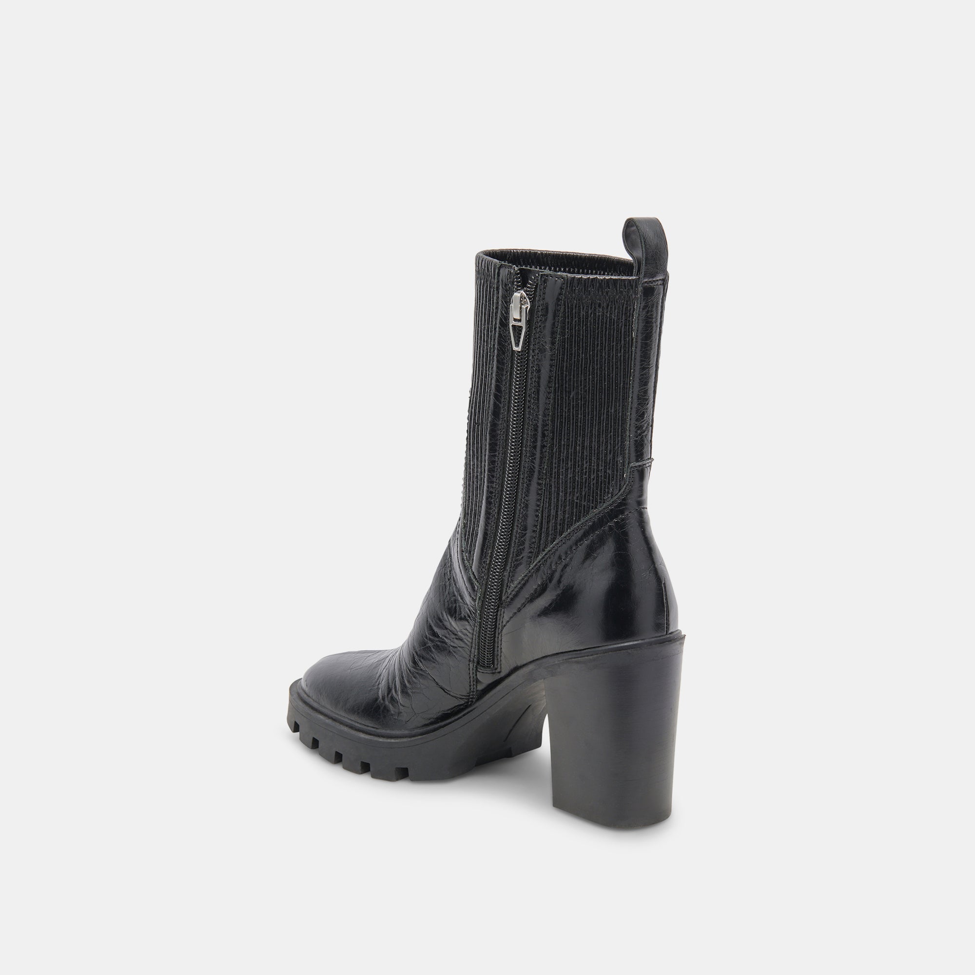 MARNI H2O BOOTS MIDNIGHT CRINKLE PATENT - re:vita