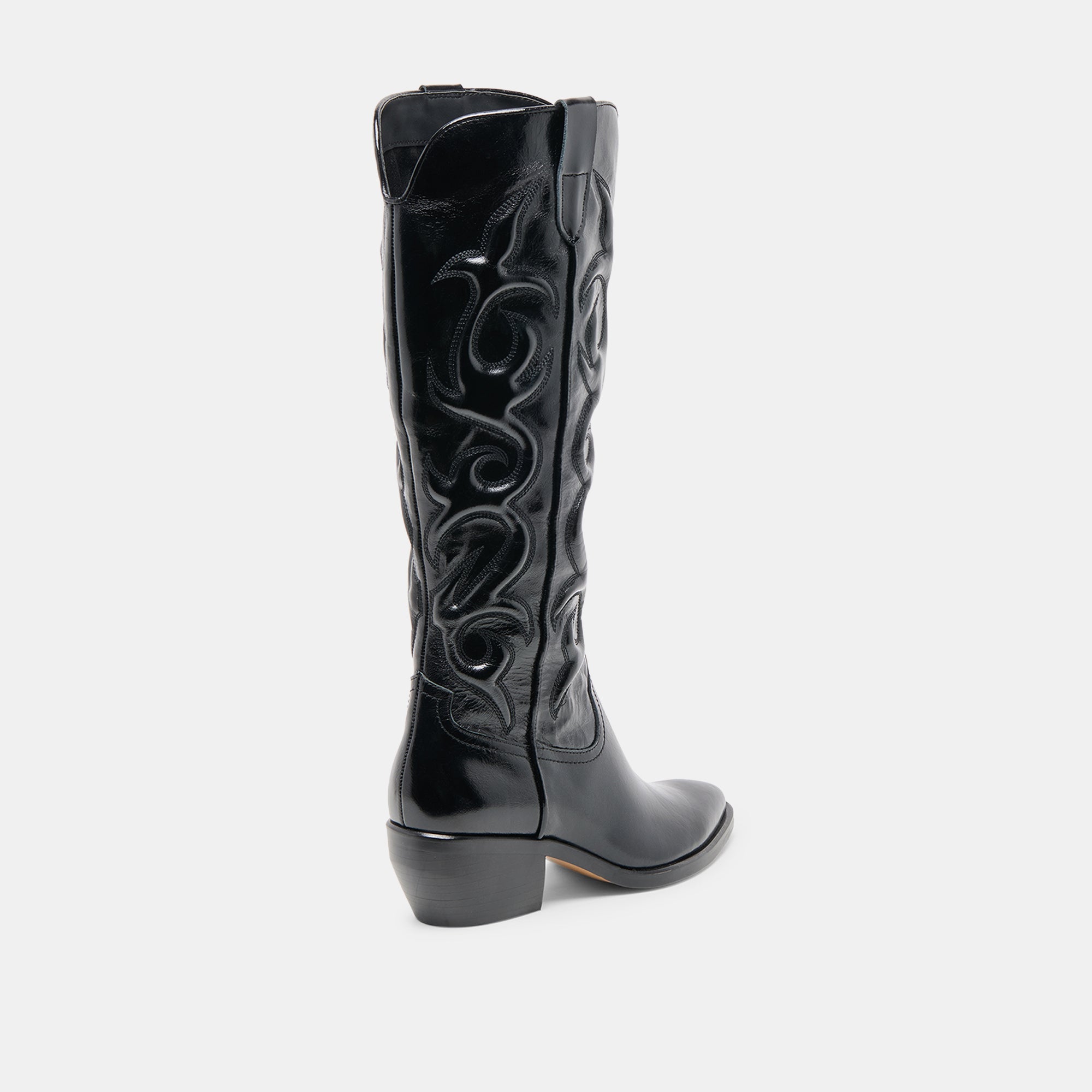 MIRLA BOOTS BLACK LEATHER