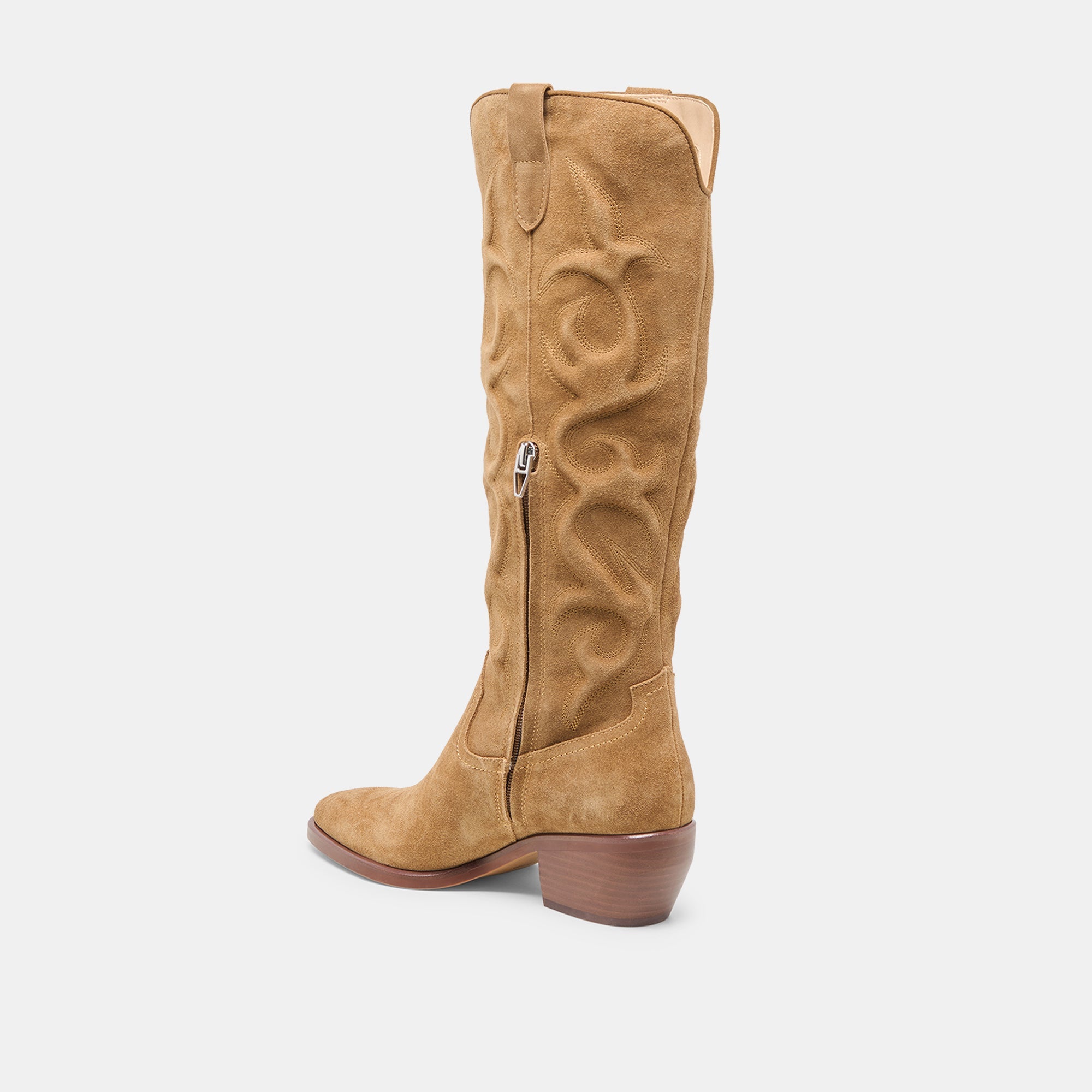 MIRLA BOOTS LT BROWN SUEDE