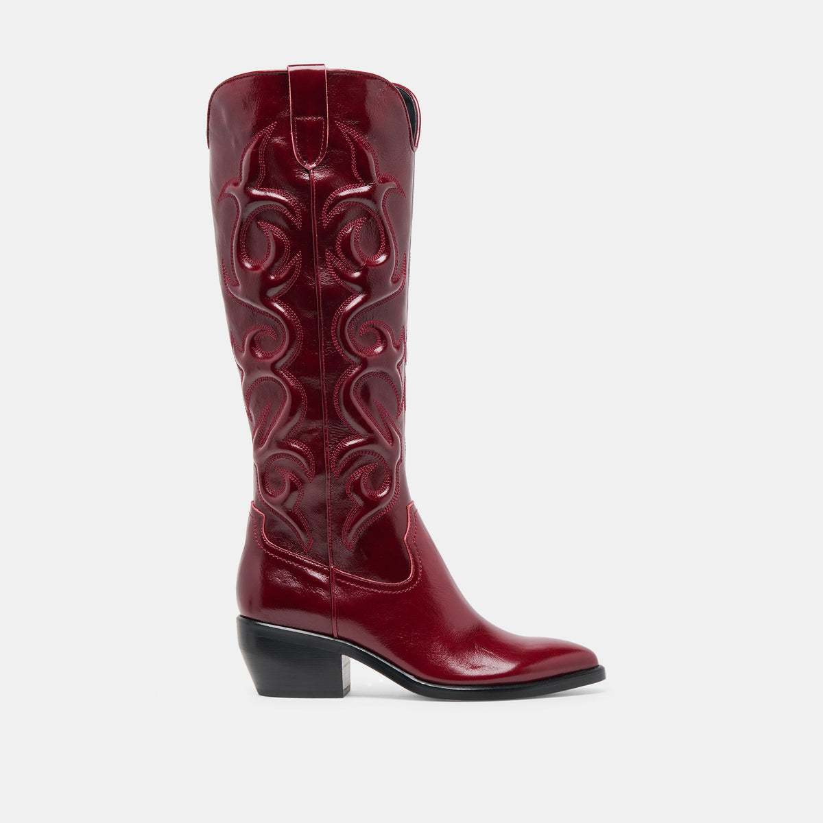 MIRLA BOOTS OXBLOOD LEATHER