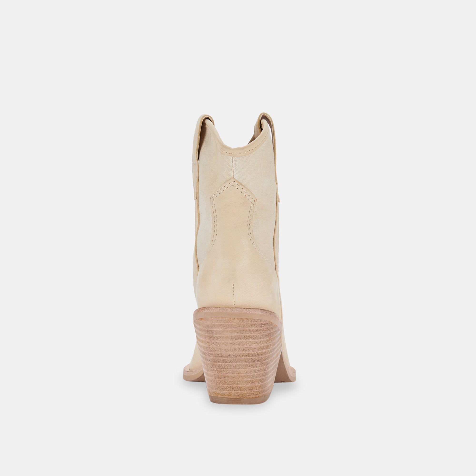 NASHE BOOTIES VANILLA NUBUCK - re:vita