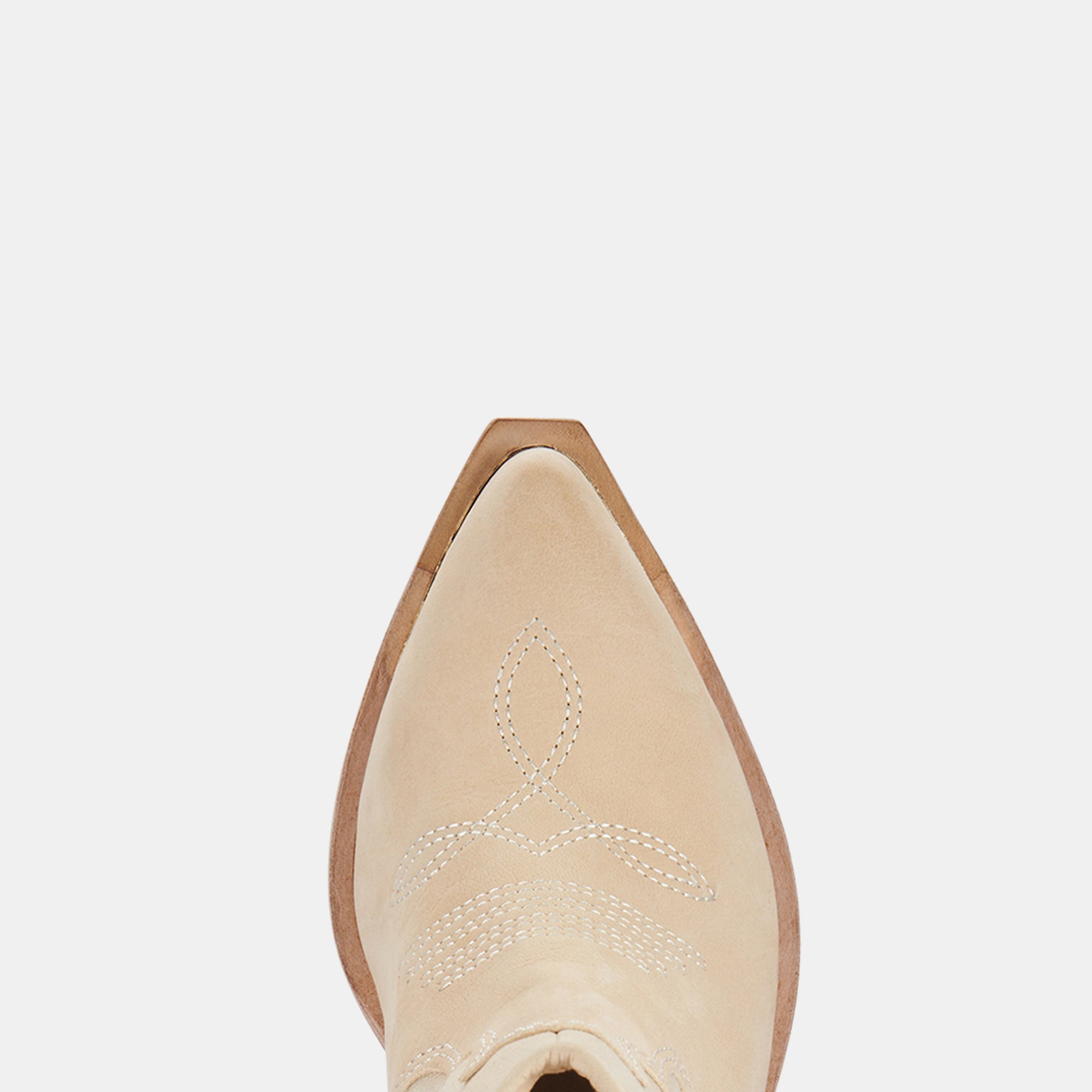 NASHE BOOTIES VANILLA NUBUCK - re:vita